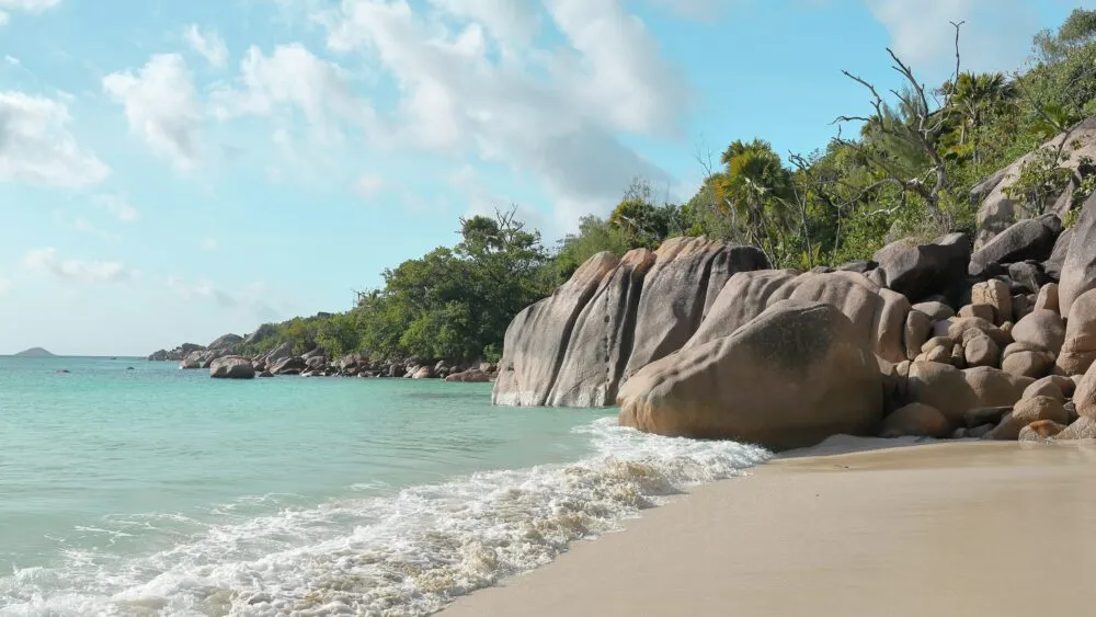Seychellen Zee Strand Rustig Rotsen
