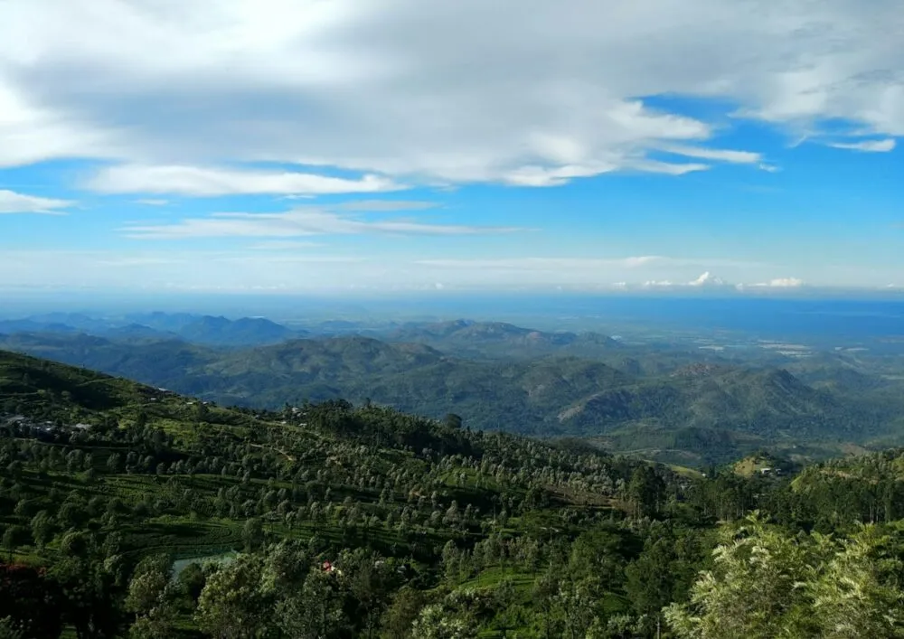 Sri Lanka Haputale Bergen Uitzicht